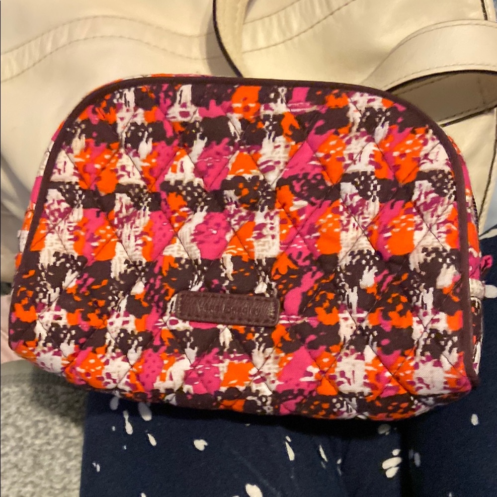 Vera Bradley Retro-Inspired Trave/Cosmetic Bag with Water-Resistant Fabric
